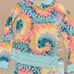 Girls tie dye pajama set. NWT! Never used!!